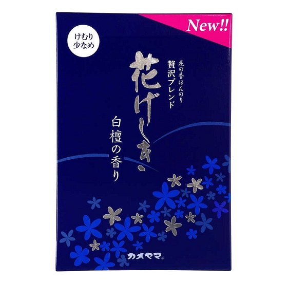 (送料無料)(まとめ買い・ケース販売)花げしき白檀 煙少香 徳用大型 200g（60個セット）/ カメヤマ