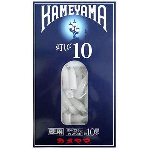 (貨物輸送無料)(まとめ買い・入れもの売りわたす)カメヤマローソク 灯しび10 225g（60個仕掛ける）/ カメヤマ
