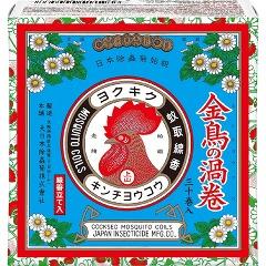 (送料無料)(まとめ買い・ケース販売)金鳥の渦巻 ミニサイズ 30巻入（24個セット）/ 金鳥