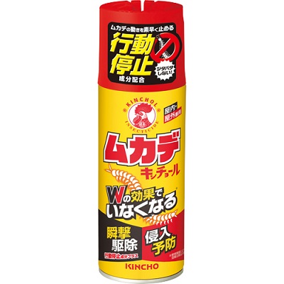 (貨物輸送無料)(まとめ買い・容れもの売りわたす)ムカデキンチョール 立ち振る舞う食い止めるつけ加える（300mL）（20個書き割り）/ 金鳥