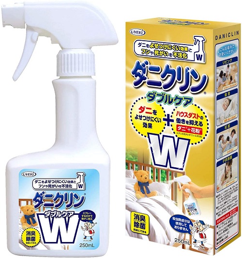 (貨物輸送無料)(まとめ買い・入れもの売りわたす)ダニクリンW世話をする 本体 250ml UYEKI（24個仕掛ける）/ ウエキ