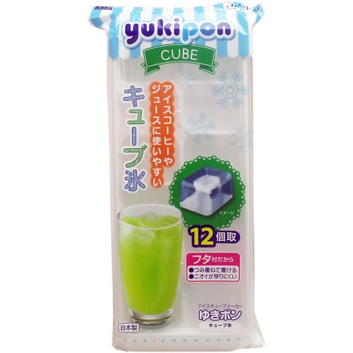(送料無料)(まとめ買い・ケース販売)deLijoy ゆきポン キューブ氷（12個取り）ふた付（1個入）（120個セット）/ 小久保工業所