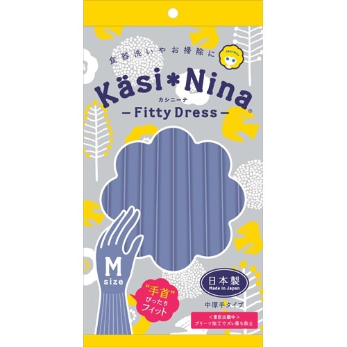 (貨物輸送無料)(まとめ買い・容れもの売りわたす)カシニーナ フィッティドレス ラベンダー M（1双入）（120個書き割り）/ オカモト