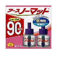 (貨物輸送無料)(まとめ買い・容れもの売りわたす)アースノーマット 取替え壜90日用 無芳ばしさ 2本入（30個書き割り）/ アース製薬