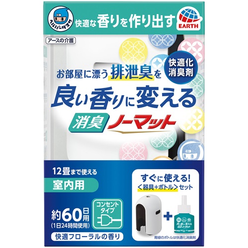 (貨物輸送無料)(まとめ買い・入れもの売りわたす)ヘルパータスケ 似つかわしい芳ばしさに変える 消臭否つや消し 好いたらしいフローラルの芳ばしさ（1仕掛ける）（10個仕掛ける）/ アース製薬