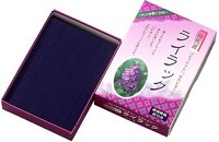 (貨物輸送無料)(まとめ買い・入れもの売りわたす)気取らない派紫はしどい ミニ寸（160個仕掛ける）/ カメヤマ（孔官堂） 仏壇・仏具・神具-線香