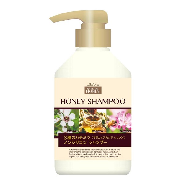 (送料無料)(まとめ買い・ケース販売)ディブ 3種のハチミツ シャンプー（450mL）（20個セット）/ 熊野油脂