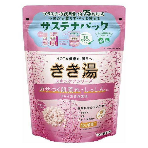 (送料無料)(まとめ買い・ケース販売)きき湯 炭酸入浴剤 クレイ重曹炭酸湯（360g）（12個セット）/ バスクリン