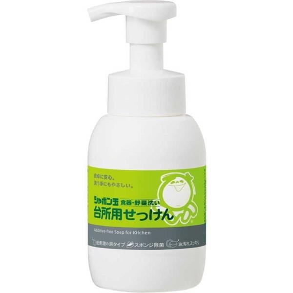 (送料無料)(まとめ買い・ケース販売)台所用せっけん泡タイプ（300ｍL）（24個セット）/ シャボン玉販売