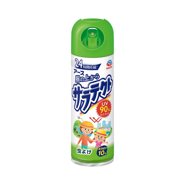 (送料無料)(まとめ買い・ケース販売)服の上からサラテクト (200mL)虫よけ 蚊(20個セット)/ アース製薬|街の雑貨屋さん