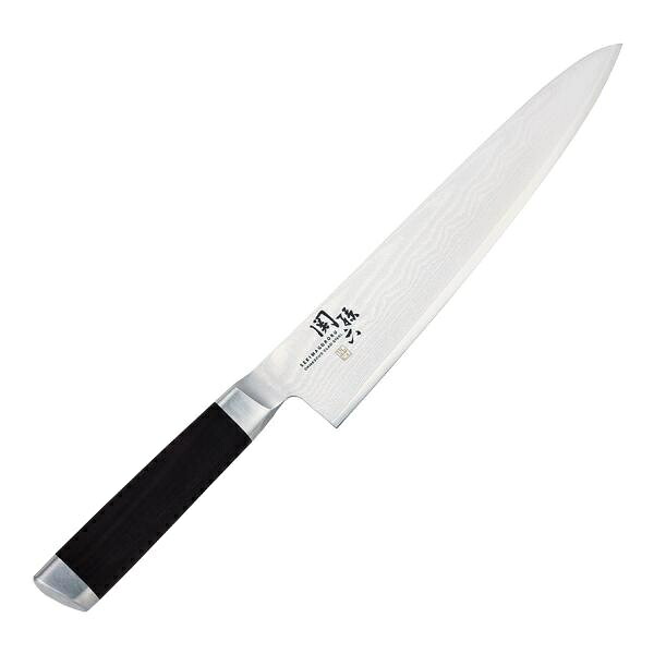 包丁 関孫六 ダマスカス 牛刀 食洗器対応 刃渡り21cm(1個入)ブラック/ 貝印|街の雑貨屋さん