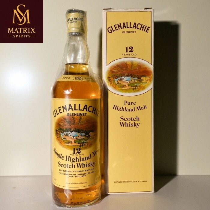 レンアラヒー グレンリベット 12年 1980年代流通品 Glenallachie-Glenlivet｜Matrix Spirits 店