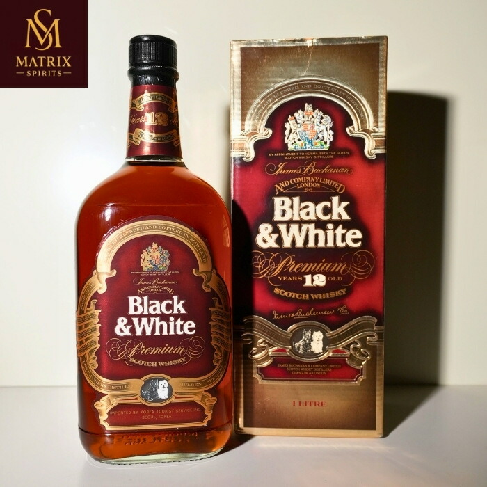 楽天市場】ブラックホワイト12年プレミアム 43% 1000ml BLACK WHITE