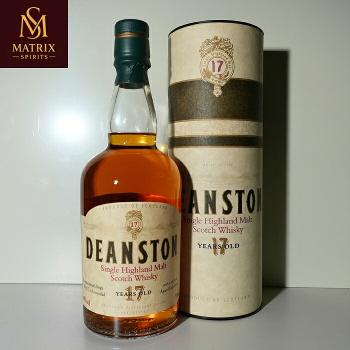 ディーンストン 17年 旧ボトル 2000年代初頭流通品 DEANSTON 17 YEARS OLD SINGLE HIGHLAND MALT SCOTCH WHISKY｜Matrix Spirits 店