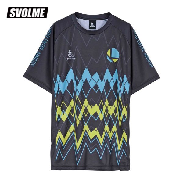 メール便発送可　スボルメ SVOLME　JAG FBTRトップ25SDG　1251-37000-BLACK　サッカー/フットサルウェア(トレーニングシャツ/半袖シャツ)　ブラック