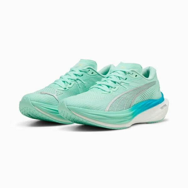 特価　プーマ　ウィメンズ ディヴィエイト ニトロ 3　309708-19　レディスランニングシューズ　19Mint Melt-Speed Blue