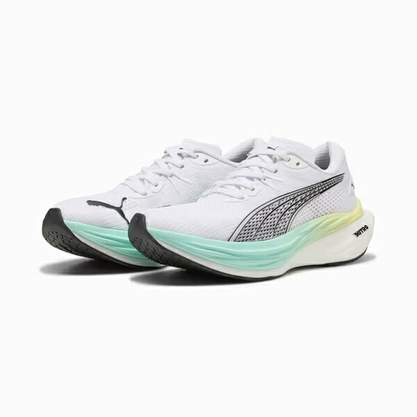 特価 プーマ ウィメンズ ディヴィエイト ニトロ 3 309708-20 レディスランニングシューズ 20PUMA White-Mint Melt