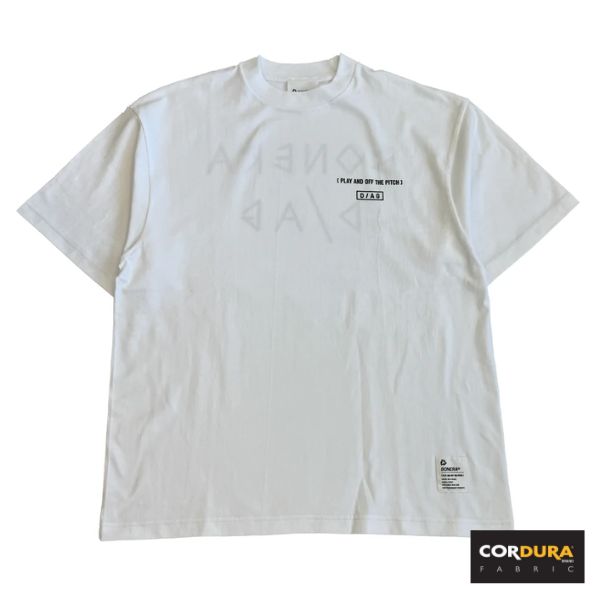 メール便発送可　ボネーラ BONERA　ビックシルエットTシャツ　DG-T009 WHT　サッカー/フットサル ウェア(CORDURA/高品質)　ホワイト