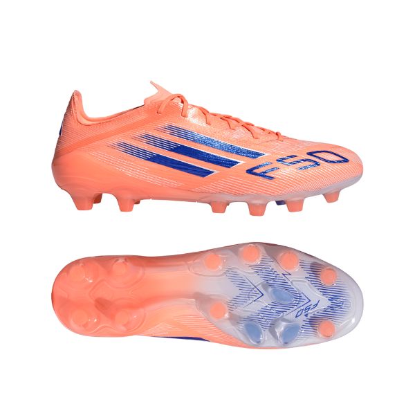 アディダス adidas F50 ELITE HG/AG JAPAN / 土・人工芝用 JH7646 蹴球スパイク 光線オレンジ色×ルシッドブルー 特価