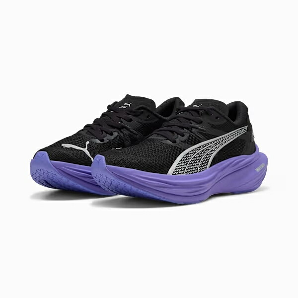 特価　プーマ　ウィメンズ　ディヴィエイトニトロ　３　309708-24　レディスランニングシューズ　24PUMA Black-Dark Amethyst