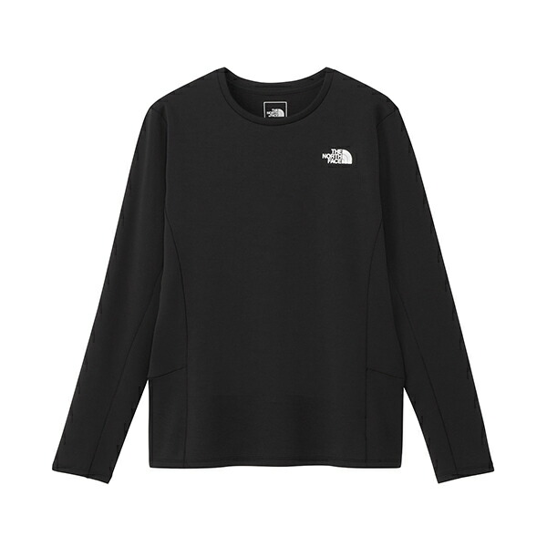 ザ・ノース・フェイス　オルタイムホットクルー（レディース）　NLW72511-K　長袖Tシャツ