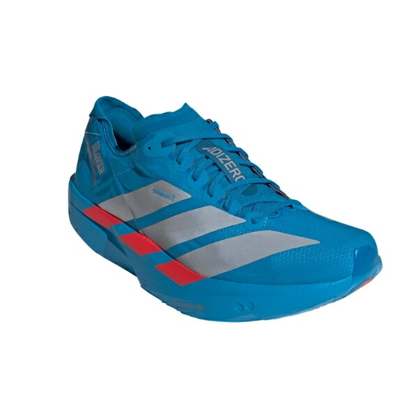 アディダス　アディゼロタクミセン１１　ADIZERO TAKUMI SEN 11　JR4794　ランニングシューズ　ｿｰﾗｰﾌﾞﾙｰ/ｼﾙﾊﾞｰﾒﾀﾘｯｸ/ﾀﾞｰｸｿｰﾗｰﾌﾞﾙｰ｜フットボールシティ