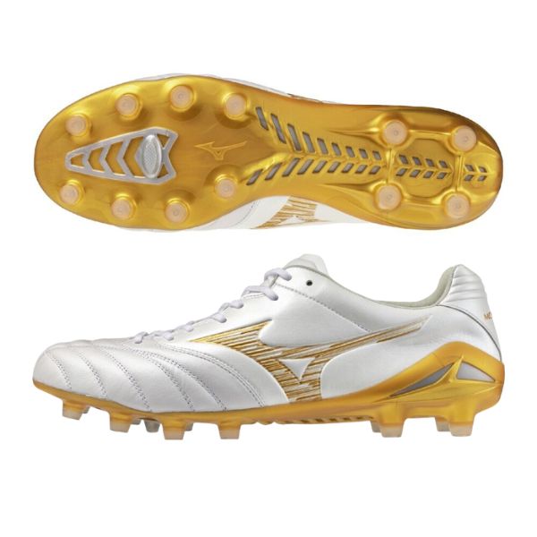 ミズノ MIZUNO モナルシーダネオ 3 エリート / MONARCIDA NEO III ELITE P1GA262050 蹴球スパイク 50：白いこと×ゴールド