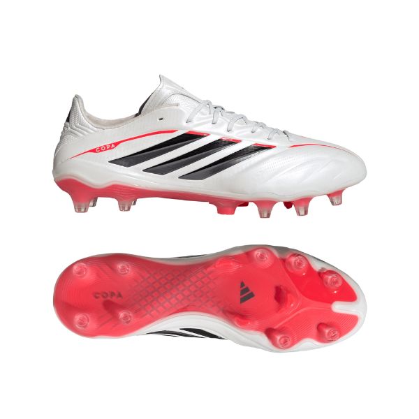 アディダス adidas　コパ ピュア 4 ELITE 天然芝用 / COPA PURE IV ELITE FG　JQ0396　サッカースパイク　ホワイト／ブラック／レッド　特価｜フットボールシティ