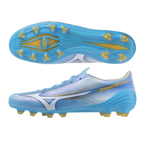 ミズノ ミズノアルファ3 エリート / MIZUNO α III ELITE P1GA266225 サッカースパイク 25:ユニティスカイブルー×ホワイト|フットボールシティ
