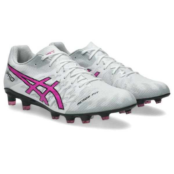アシックス ASICS DS LIGHT ACROS PRO 3 1101A071-106 蹴球スパイク DS点火装置 白いこと/デジタル桜(サクラ色) 特価