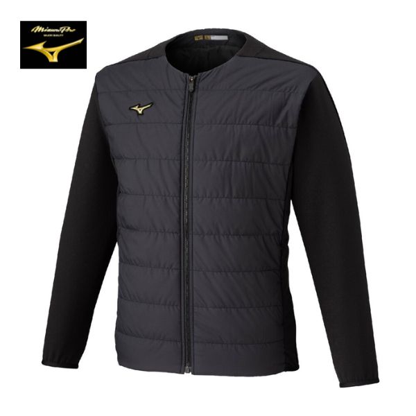 ミズノプロ Mizuno Pro　テックフィルブレスサーモミドラージャケット(保温素材／吸湿発熱)　12JECV7309　野球ウェア(ジャージ/練習着)　09：ブラック 10,395円