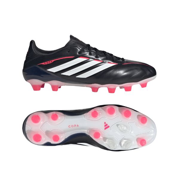 アディダス adidas　コパ ピュア 4 ELITE 土・人工芝用 / COPA PURE IV ELITE HG/AG　JQ0405　サッカースパイク　ブラック／ホワイト／レッド