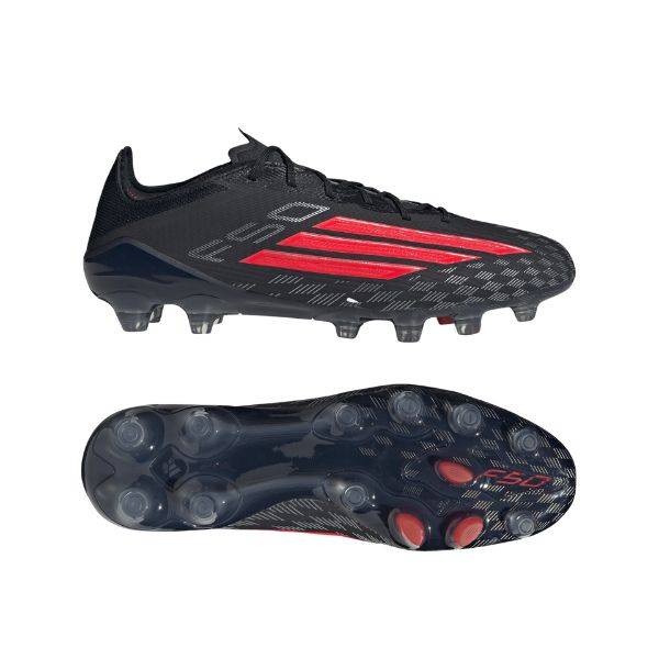 アディダス adidas F50 ELITE HG/AG JAPAN / 土・人工芝用 JQ4343 蹴球スパイク 中核グループ黒いこと／ルシッドレッド／中核グループ黒いこと 特価