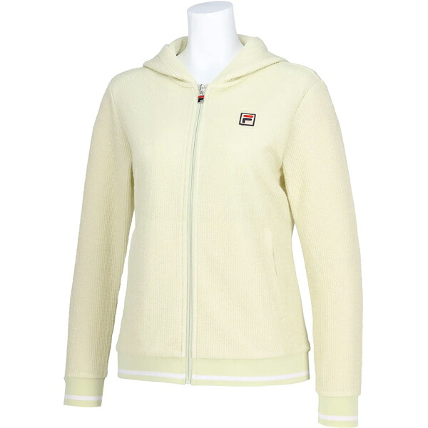 FILA（フィラ）　フルジップパーカー / レディース　CZ6SGW020-LKH　レディステニスウェア　ライトカーキ｜フットボールシティ