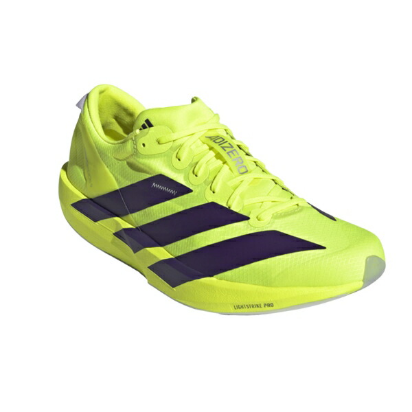 アディダス アディゼロジャパン９ ADIZERO JAPAN 9 M JQ0776 駈けっくらシューズ ｿｰﾗｰｲｴﾛｰ/ｵｰﾛﾗﾌﾟﾗﾑ/ﾊﾟｳﾀﾞｰﾌﾟﾗﾑ