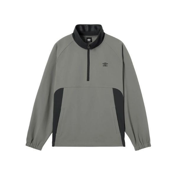 アンブロ UMBRO 【AWAY DAYS】ハーフジップトップ UF6SFL21M-GY00 サッカートレーニングウェア(ジャージ) グレー