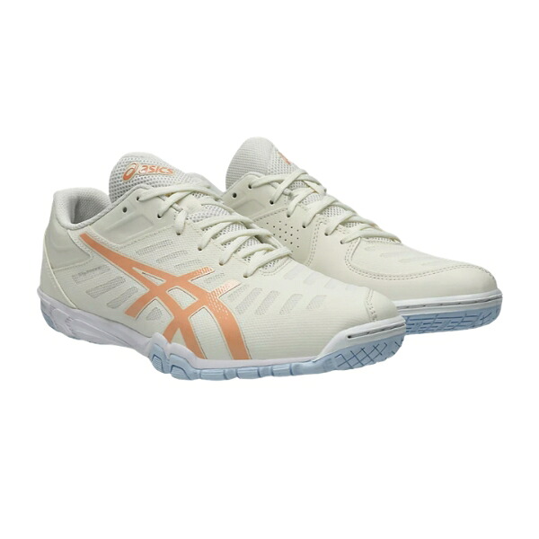 アシックス　アタック エンカウンター 2　ATTACK EXCOUNTER 2　1073A002-105　卓球シューズ　CREAM/SUMMER DUNE