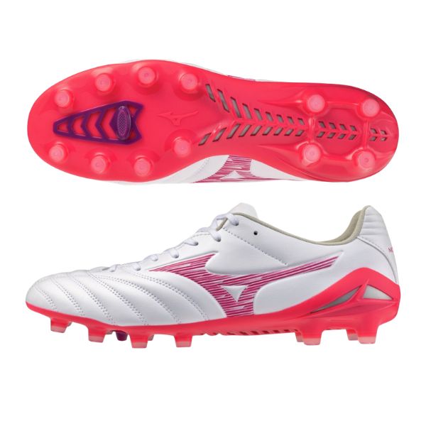 ミズノ MIZUNO モナルシーダネオ 3 PRO / MONARCIDA NEO III PRO P1GA262264 蹴球スパイク お坊っちゃん～成年者大いさ 64：白いこと×サクラ色