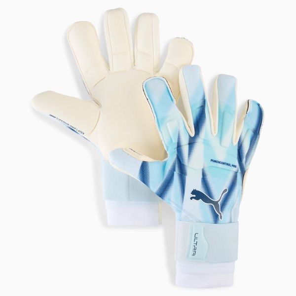 プーマ PUMA ゴールキーパーグローブ ウルトラ アルティメット ハイブリッド 042081-12 サッカーGKグラブ アイシーブルー×ブルージュエル|フットボールシティ