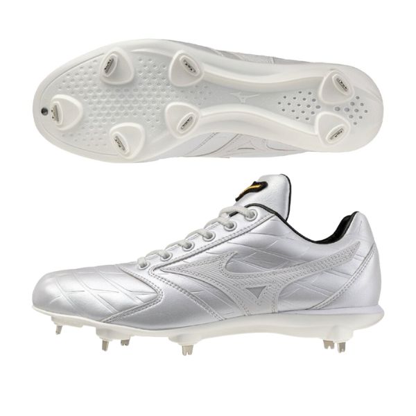 ミズノプロ MizunoPro　ライトレボプロ2 Ltd(野球／ソフトボール)　11GM264001　野球スパイク(金具スパイク)　01：ホワイト×ホワイト