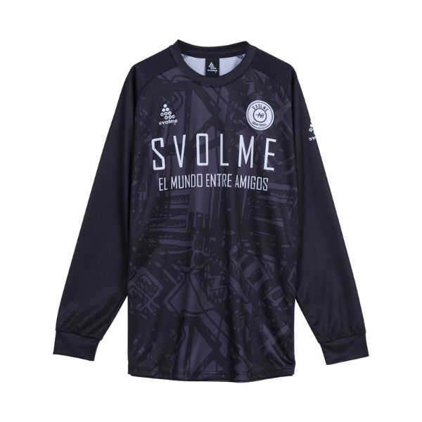 メール便発送可 スボルメ SVOLME クラッシュロングTRトップ 1261-53900 サッカー/フットサル トレーニングウェア(長袖シャツ) BLACK(ブラック)