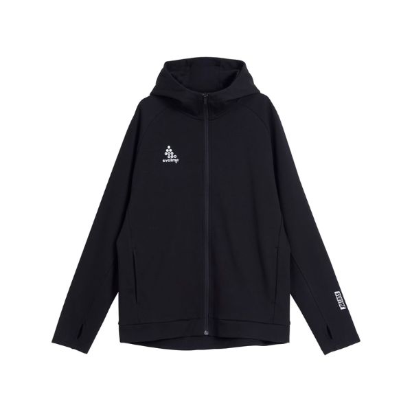 スボルメ SVOLME テックスウェットジップフーディー 1261-54601 蹴球/フットサル お召しもの(移し替える着/プルオーバー) 黒いこと(BLACK)