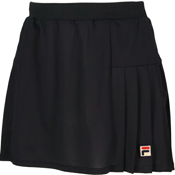 電子メール便送りとどける可 FILA（フィラ） スカート CZ6SGW064-BK0 レディステニスウェア 黒いこと