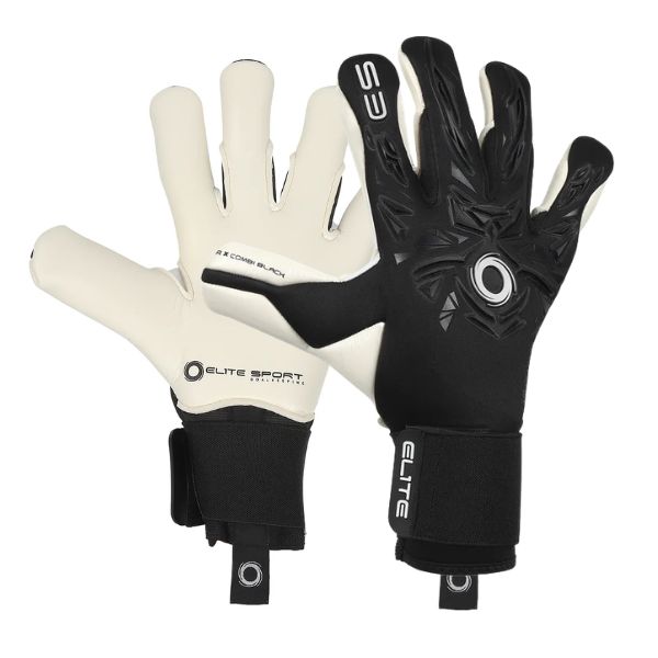 ELITE SPORT(エリートスポーツ) ELITE REVOLUTION X COMBI BLACK ELG-26801 サッカーGKグラブ(ゴールキーパーグローブ) ブラック|フットボールシティ