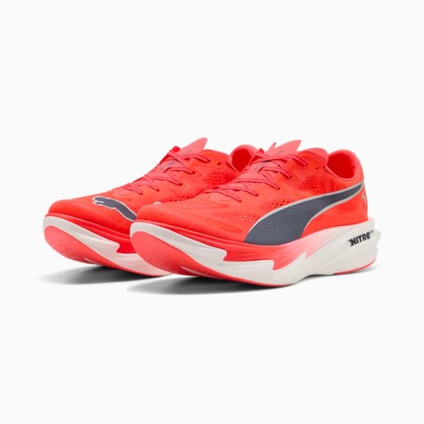 プーマ メンズ ディヴィエイト ニトロ エリート 4 312127-07 ランニングシューズ Ultra Red-Inky Depths-PUMA White|フットボールシティ