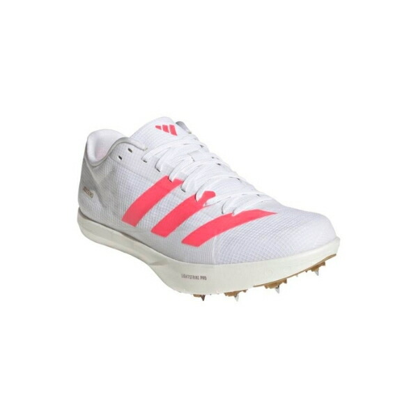 アディダス アディゼロ ロング飛び降りる/ ADIZERO LONG JUMP KJ9535 大地スパイク ﾌｯﾄｳｪｱﾎﾜｲﾄ/ｺｱﾌﾞﾗｯｸ/ｺﾞｰﾙﾄﾞﾒﾀﾘｯｸ （走幅跳）