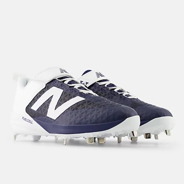 ニューバランス NewBalance　FuelCell 4040 v8　L4040TN8　野球スパイク(ベースボール/金具スパイク)　ネイビー&times;ホワイト｜フットボールシティ 11,949円