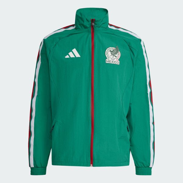 アディダス adidas メキシコ合衆国代議員団 老人ホーム アンセムジャケット MMB59-JZ6458 蹴球御召しもの(ティーシャツ) どんぶり鉢度緑であること