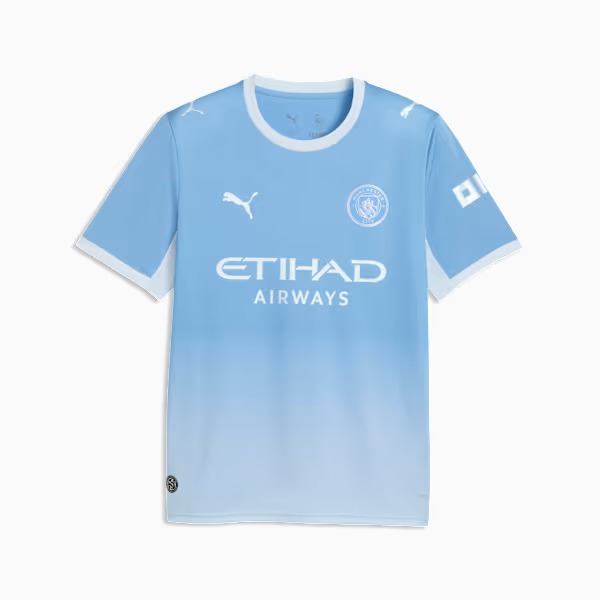 プーマ PUMA サッカー 2026-27 マンチェスターシティ(MAN CITY) ホーム レプリカ 半袖 ユニフォーム 784326-01 サッカーウェア ライトブルー&times;アイシーブルー｜フットボールシティ