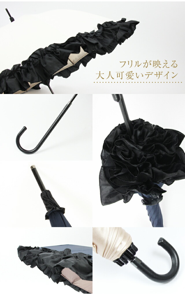 楽天市場 0円クーポン配布 白川みきのおリボンuvカット涼感折りたたみ日傘 15 晴雨兼用 紫外線カット99 Uvカット ミキフィーユ Mikifille 白川みき日傘 白川みき傘 おリボンuvカット日傘 白川みきのおリボンuvカットフリル日傘 折畳傘 折り畳み傘 あ マツカメ